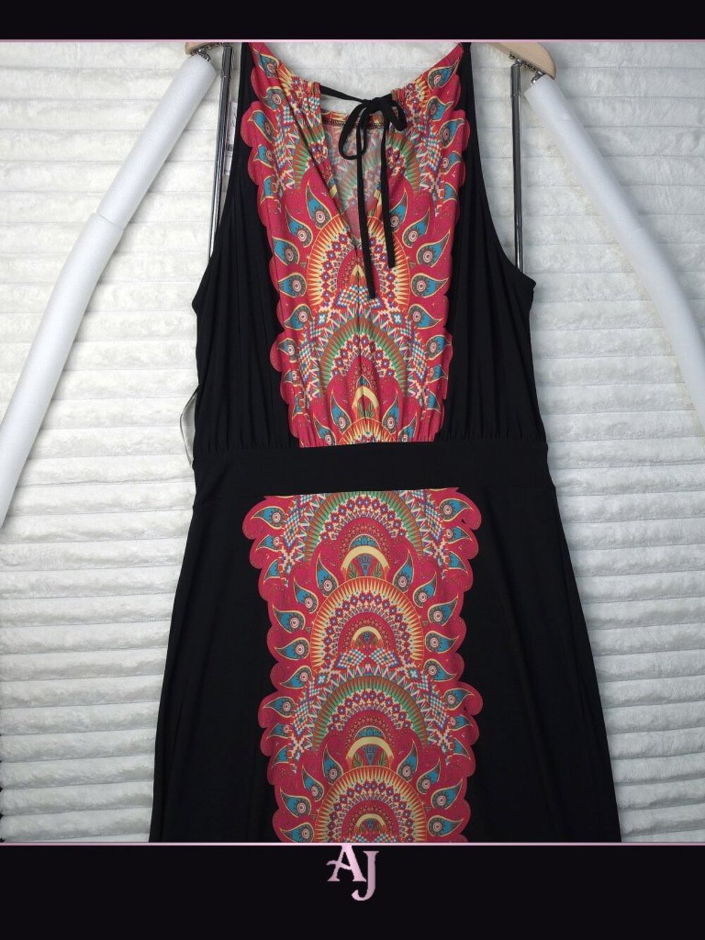 New York & Company Medallion Print Maxi Dress XL NWT Retail $69.95